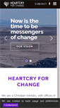 Mobile Screenshot of heartcryforchange.com